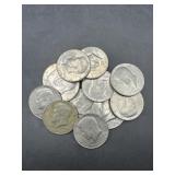 (12) 1776-1976 Bicentennial Kennedy Half Dollars