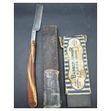 Vintage H. Boker & Co Straight Razor w/ Barber