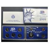 1999 United States Mint Proof set with