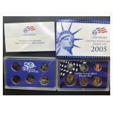 2005 United States Mint Proof set with