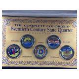 Colorized State Quarter Display Set