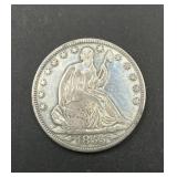 1855 Seated Liberty Half Dollar
