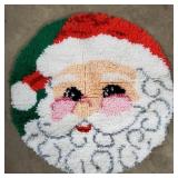 Santa completed Latch hook rug