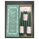 Vintage Patrician Brand Bayberry Taper Candles