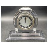 Vintage Lux 'Good Luck' Horseshoe Clock