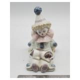 Lladrï¿½ porcelain figurine 'Pierrot with Puppy'