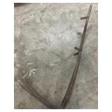 Antique farm scythe