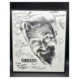 Vintage Ghoulardi Signed Print ï¿½ Multi
