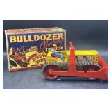 Vintage Marx Bulldozer Climbing Tractor