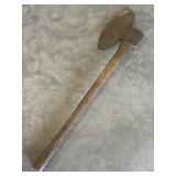 Antique hewing axe