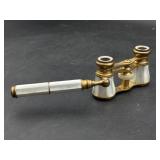 Antique French Lorgnette Opera Glasses with