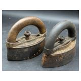 (2) Antique Sad Irons