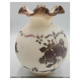 Vintage Fenton Art Deco frosted glass lampshade