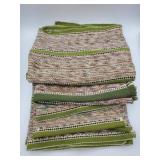 Handwoven striped woolen throw rugs (5)