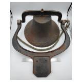 Antique cast iron bell 'Independence 1776'