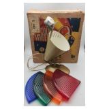 Vintage 'Color Wheel' lamp original box four