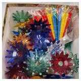 Vintage plastic Christmas light reflectors &