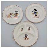 Vintage 1930s Disneyana collector plates Patriot