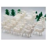 Vintage hard plastic/celluloid Christmas reindeer