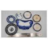 vintage 'Flow Blue' china