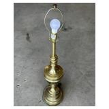 Solid brass table lamp