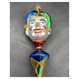 Christopher Radko Jester Snake Ornament