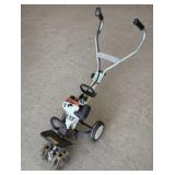 STIHL MM55 gas garden tiller - (out of gas, we