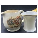 Two vintage creamers