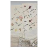 Vintage embroidered linens