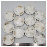 Vintage butter pats plates Johnson Brothers in