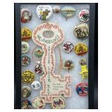 Vintage Advertising & TV Pinback Button Lot ï¿½