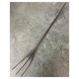 Antique wooden pitchfork