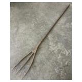 Antique wooden pitchfork