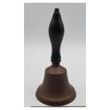 Antique vintage-style schoolbrass bell body wood