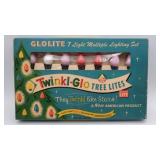 Vintage 'Glolite' 7-light tree lighting set