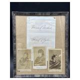 Antique 19th C Victoria Woodhull & Tennie Claflin