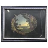 Vintage Victorian Style Peacock Garden Print ï¿½