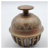 Vintage Indian brass elephant claw bell