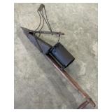 Antique hand-operated corn planter