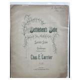 Antique 1916 Christmas Sheet Music ï¿½Bethlehemï¿½s