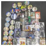 Large Lot Of Pop Culture Magnets And Pins