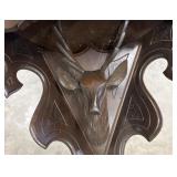 19th-century Black Forest carved wood corner