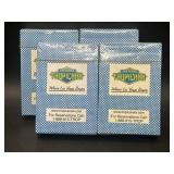 Four packs of playing cards