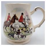Vintage ceramic mug 'The Huntsman' series by