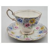 Royal Albert 'Maryland' pattern tea cup/saucer