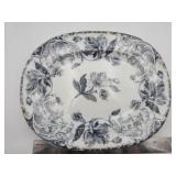 Antique Victorian meat platter 'Paxton' pattern