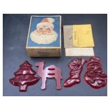 Vintage Aunt Chicks Christmas Cookie Cutter Set