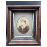 Antique Victorian Framed Portrait Photograph