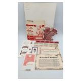 Vintage paper items and ephemera