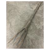 Antique wooden hay fork